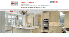 Desktop Screenshot of janettefarr.com