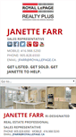 Mobile Screenshot of janettefarr.com